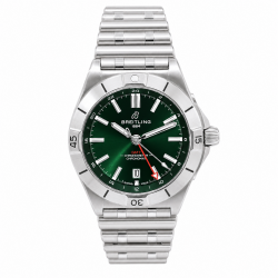 Breitling Chronomat GMT 40MM A32398 Green Dial Watch